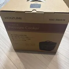 KOIZUMI マイコン電気圧力鍋 KSC-3502/K 本体のサムネイル