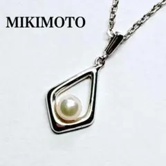 ★美品★ミキモト　アコヤベビーパールネックレス シルバー金具　刻印あり(748のサムネイル
