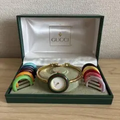 GUCCI グッチ　チェンジベゼル　腕時計　電池交換済み