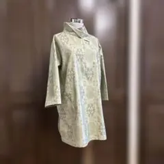 大島紬リメイクチュニック