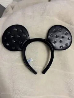ディズニーカチューシャ　レザー