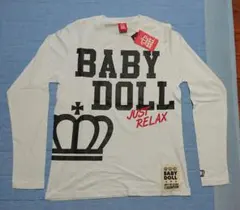 BABY DOLL プリント長袖Tシャツ Sサイズ