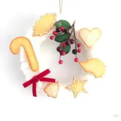 ハンドメイドリース：ホワイトクリスマス 『B』