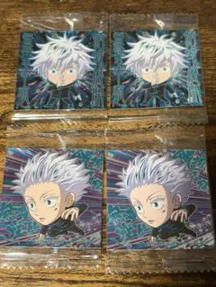 にふぉるめーしょん　呪術廻戦　五条悟　ステッカー 4枚セット