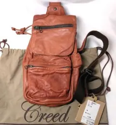 CREED ボディバッグ ショルダーバッグ 牛革 クリード 保存袋付 鞄 日本製のサムネイル