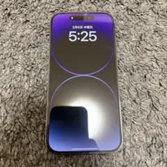 (背面割れ有り)iPhone 14Pro ディープパープル125GB