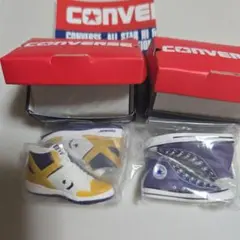 CONVERSE ミニチュアカプセルトイ ガチャ　グレープ　ゴールド／パープル