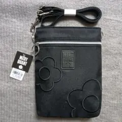 新品 MARY QUANT マリークヮント スマホショルダー ブラック