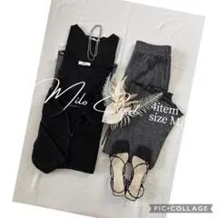大人透け感セット レディース服まとめ売りコーデ売りセットアップ 春夏カジュアルM