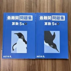 【四谷大塚】最難関問題集　算数　5年上下