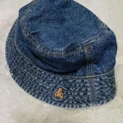 babyGap デニム バケットハット クマ刺繍