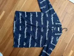 Blackeyepatch ロゴプリント シャツ Lサイズ ネイビー