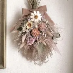 ドライフラワースワッグ2180