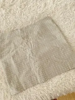 スタッズ付きベージュタイトスカート EUR 36