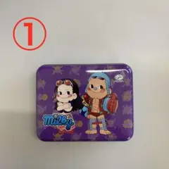 ミルキー缶（ワンピース）進撃の巨人　ハンジ・ゾエ　缶ペンケース　2つセット