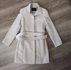 UNTITLED ホワイト ロングコート サイズ2