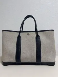 美品】本物 エルメス ガーデンパーティー 黒×ブラック/ネゴンダ 刻印