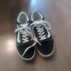 Vansオールドスクール☆ブラック スニーカー23☆キッズ