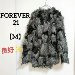 レア1点限り✨FOREVER 21 フォーエバー21【M】ファーコート グレー