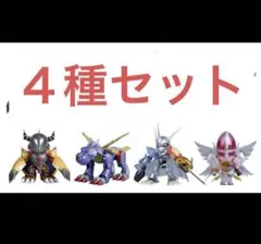 プラバコ　デジモン4種　コンプリートセット　PLABAKO メタリック　クリア