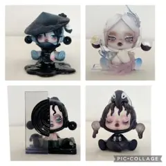 ポップマート　POPMART SKULLPANDA スカルパンダ　4点セット