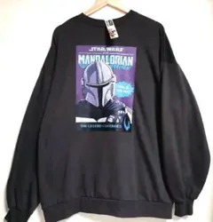 大きいサイズ3Lメンズ　 スターウォーズ マンダロリアン 長袖トレーナー