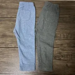 ユニクロ　裏起毛レギンス　80