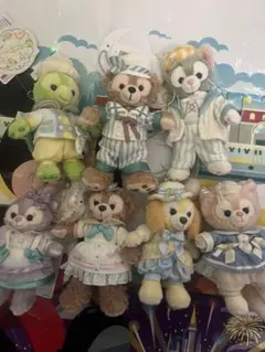 ダッフィー & フレンズ ファインドユアビューティフルブルー　ぬいば　7個セット