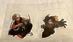 僕のヒーローアカデミア ダイカットステッカー 爆豪 緑谷