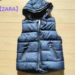 ZARA BOYS ネイビー ベスト 9/10　140