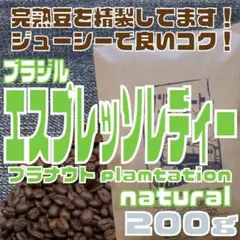 自家焙煎 コーヒー豆 ブラジル　プラナウト農園　エスプレッソレディー 200gのサムネイル