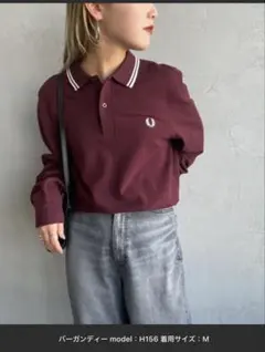 【新品未使用】Fred Perry ポロシャツ M 長袖 定価15400円