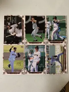 読売ジャイアンツ BBMカード6枚セット