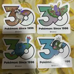 バラ売り】ポケモン 30周年記念 韓国限定 ステッカー - メルカリ