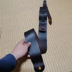 ア*ア様 レザー製ブラウンギターストラップ
