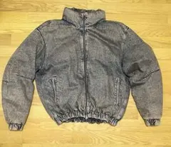 ZARA キルティングデニムジャンパー