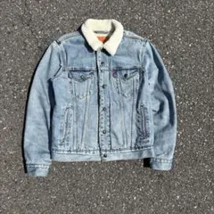 00s Levis ボアデニムジャケット　古着　archive y2kのサムネイル