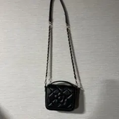 【超美品】マリークワントキルティングチェーンショルダーバック