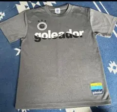美品 goleador ゴレアドール サッカーTシャツ S グレープラT