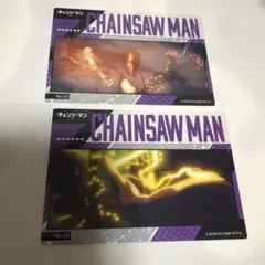 チェンソーマン　クリアカードコレクションガム　No.20,28