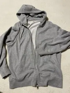 グレー フード付きパーカー M