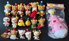 初期 리락쿠마 クリスマス ぬいぐるみ マスコット 코리락쿠마 キイロイトリ
