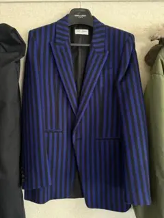 SAINT LAURENT 21aw ストライプテーラードジャケットのサムネイル