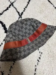 Uプロフ様専用　レトロなGucci GGパターン バケットハット　 M