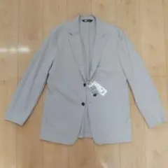 ユニクロ セオリー 感動ジャケット テーラード ライトグレー M 未使用 汚れ