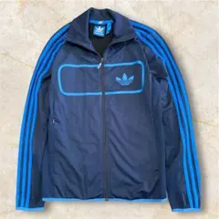 ★adidas トラックジャケット ネイビー/ブルー