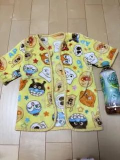 アンパンマン、おさるのジョージイエローフリーススリーパー　セット