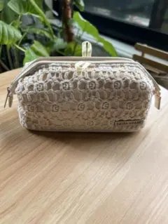 LAURA ASHLEY レース ポーチ アイボリーのサムネイル