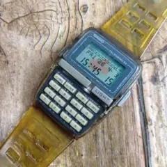 レア◇中古動品◇DBC-63◆カシオ データバンク ディズニー限定◇スケルトン