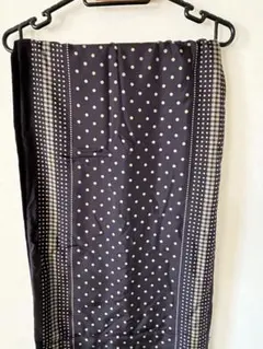 【レア】COMOLI ネイビー ドット柄 マフラー